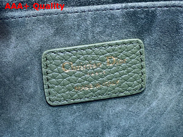 Dior Medium Dior Bobby Bag in Olive Grained Calfskin Replica