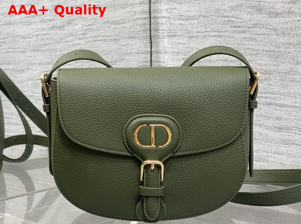 Dior Medium Dior Bobby Bag in Olive Grained Calfskin Replica
