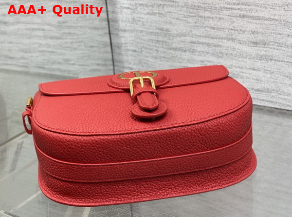 Dior Medium Dior Bobby Bag in Red Grained Calfskin Replica