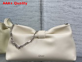 Dior Medium Dior Bow Bag in Beige Lambskin Replica