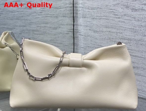 Dior Medium Dior Bow Bag in Beige Lambskin Replica