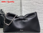 Dior Medium Dior Bow Bag in Black Lambskin Replica
