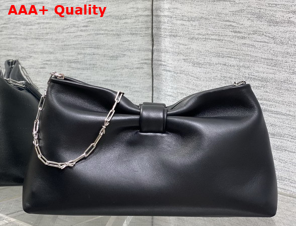 Dior Medium Dior Bow Bag in Black Lambskin Replica