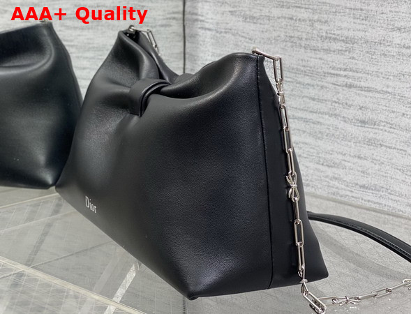 Dior Medium Dior Bow Bag in Black Lambskin Replica