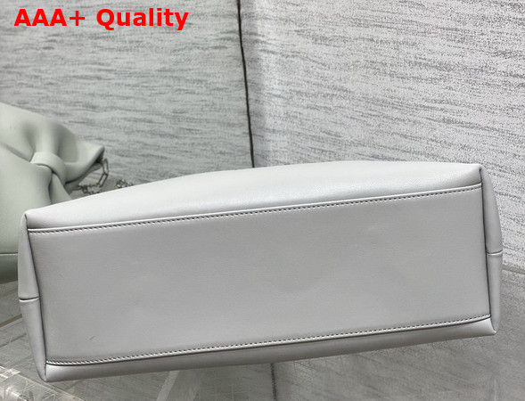 Dior Medium Dior Bow Bag in Cloud Gray Lambskin Replica