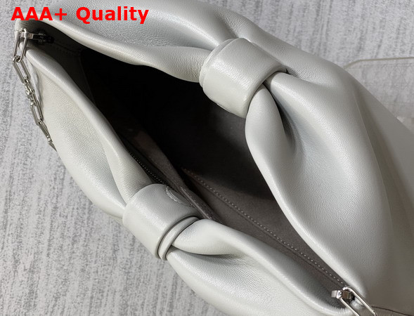 Dior Medium Dior Bow Bag in Cloud Gray Lambskin Replica