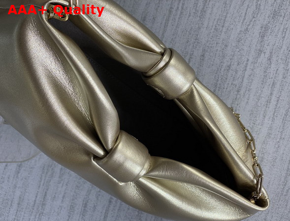 Dior Medium Dior Bow Bag in Gold Lambskin Replica