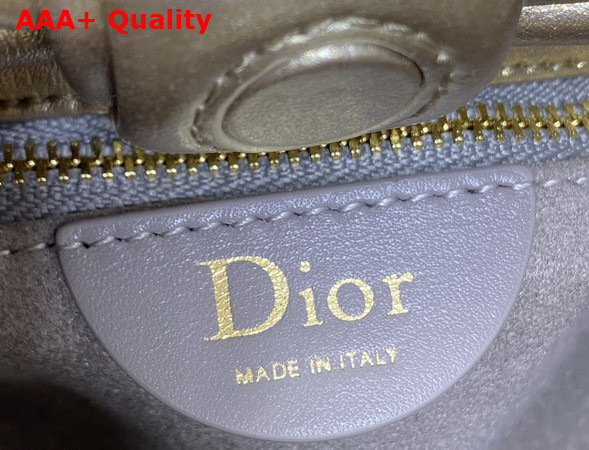 Dior Medium Dior Bow Bag in Gold Lambskin Replica