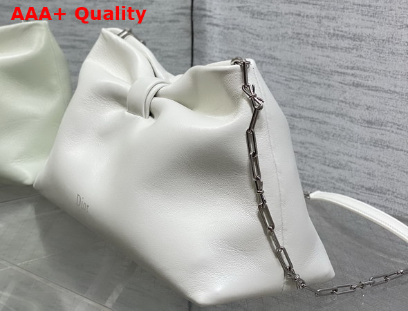 Dior Medium Dior Bow Bag in Latte Lambskin Replica