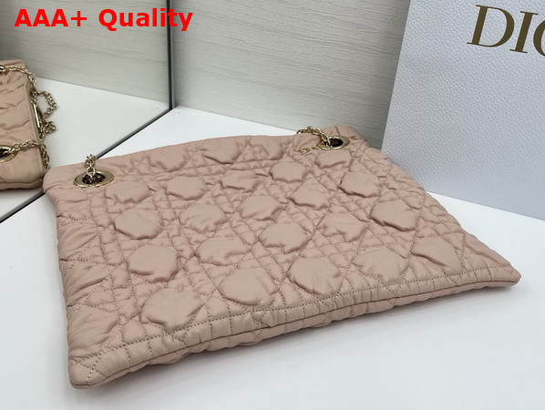 Dior Medium Dior Crunchy Bag Nude Puffy Macrocannage Calfskin Replica