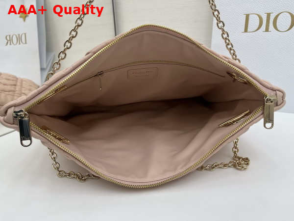 Dior Medium Dior Crunchy Bag Nude Puffy Macrocannage Calfskin Replica