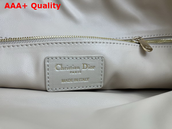 Dior Medium Dior Crunchy Bag Sand Colored Puffy Macrocannage Calfskin Replica
