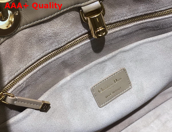 Dior Medium Dior Essential Tote Bag Hazelnut Archicannage Calfskin Replica