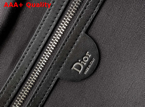 Dior Medium Dior Jett Messenger Bag with Flap Black Dior Oblique Jacquard Replica