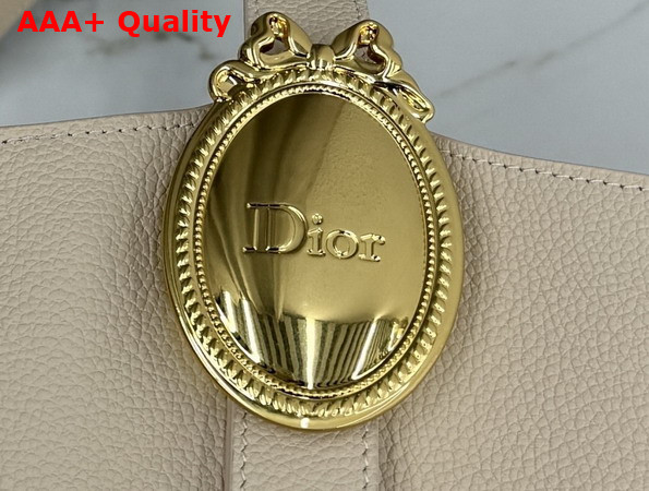 Dior Medium Dior Medaillon Bucket Bag in Trench Grained Calfskin Replica