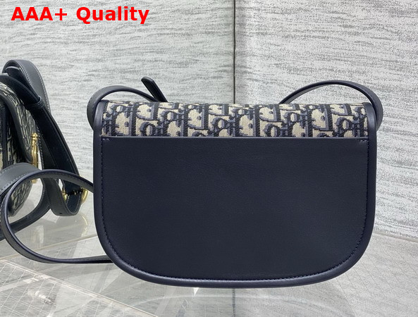 Dior Medium Dior Medaillon Flap Bag in Blue Dior Oblique Jacquard Replica