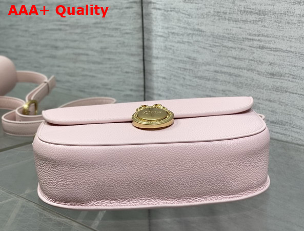Dior Medium Dior Medaillon Flap Bag in Soupir Pink Grained Calfskin Replica