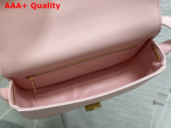 Dior Medium Dior Medaillon Flap Bag in Soupir Pink Grained Calfskin Replica