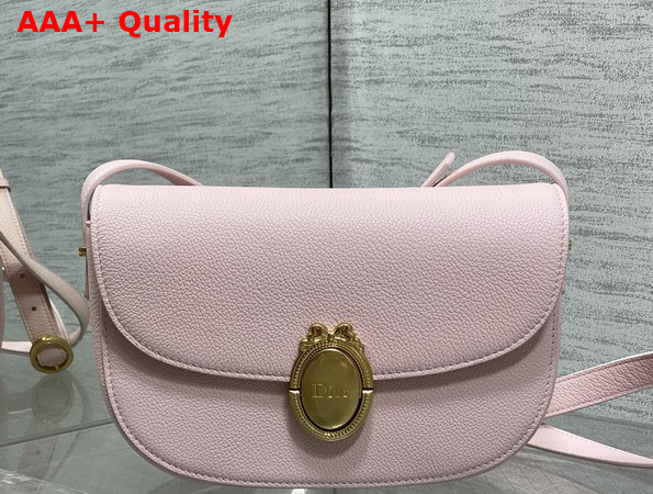 Dior Medium Dior Medaillon Flap Bag in Soupir Pink Grained Calfskin Replica