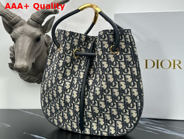 Dior Medium Dior Nolita Bag Blue Dior Oblique Jacquard Replica