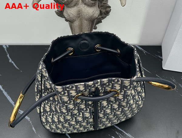 Dior Medium Dior Nolita Bag Blue Dior Oblique Jacquard Replica