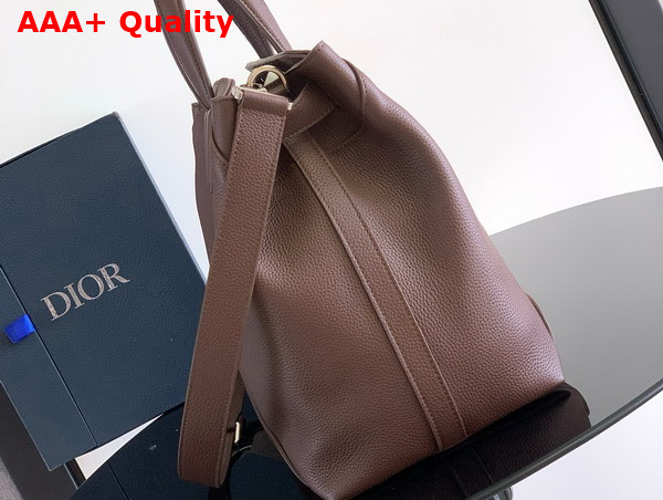 Dior Medium Dior Normandie Tote Bag in Brown Dior Icons Calfskin Replica