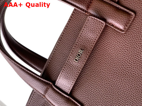 Dior Medium Dior Normandie Tote Bag in Brown Dior Icons Calfskin Replica
