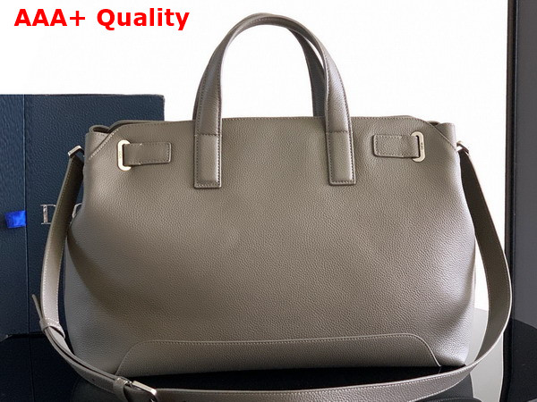 Dior Medium Dior Normandie Tote Bag in Gray Dior Icons Calfskin Replica