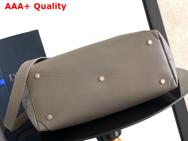 Dior Medium Dior Normandie Tote Bag in Gray Dior Icons Calfskin Replica