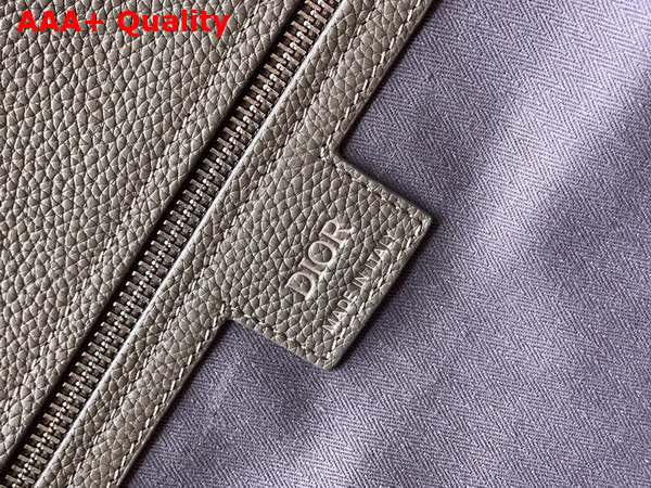 Dior Medium Dior Normandie Tote Bag in Gray Dior Icons Calfskin Replica