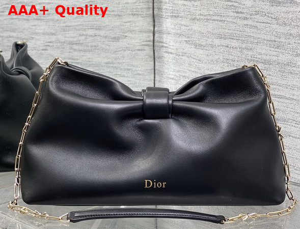 Dior Medium Dior Row Bag in Black Lambskin Replica