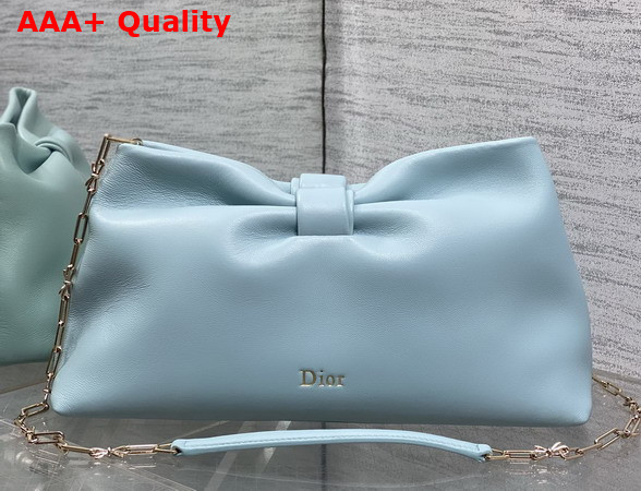 Dior Medium Dior Row Bag in Bleu Tourmaline Lambskin Replica