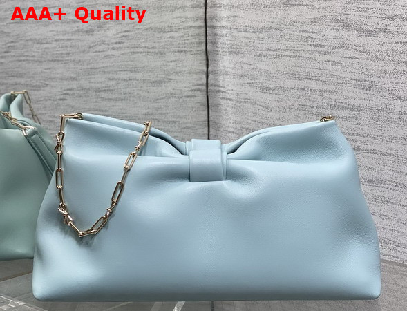 Dior Medium Dior Row Bag in Bleu Tourmaline Lambskin Replica