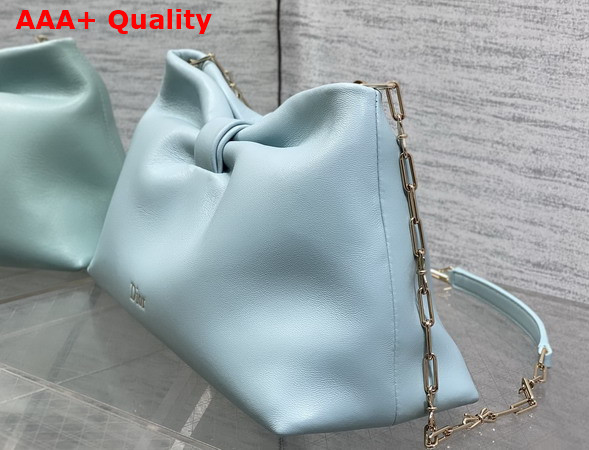 Dior Medium Dior Row Bag in Bleu Tourmaline Lambskin Replica