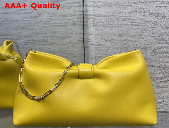 Dior Medium Dior Row Bag in Buttercup Lambskin Replica
