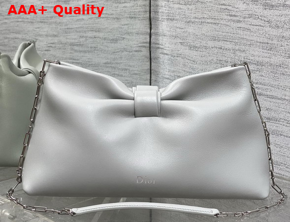 Dior Medium Dior Row Bag in Cloud Gray Lambskin Replica