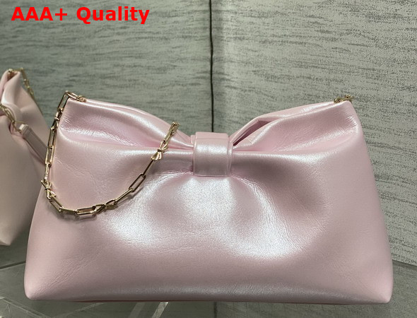 Dior Medium Dior Row Bag in Pearl Pink Lambskin Replica
