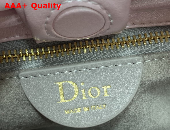 Dior Medium Dior Row Bag in Pearl Pink Lambskin Replica