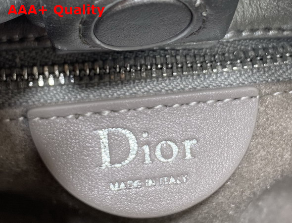 Dior Medium Dior Row Bag in Silver Lambskin Replica