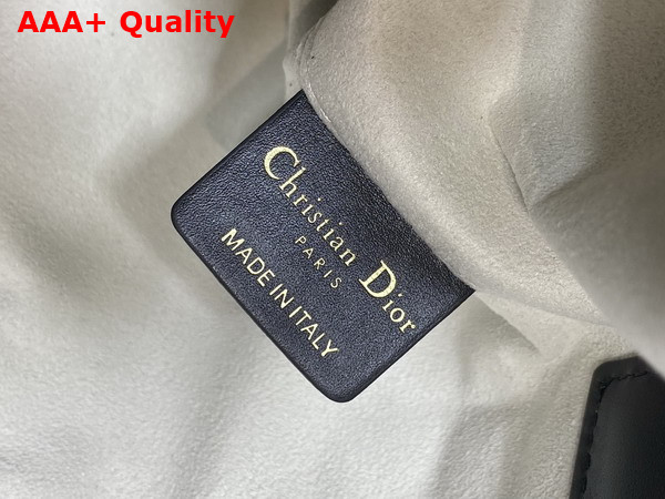 Dior Medium Dior Toujours Bag in Beige and Black Macrocannage Calfskin Replica