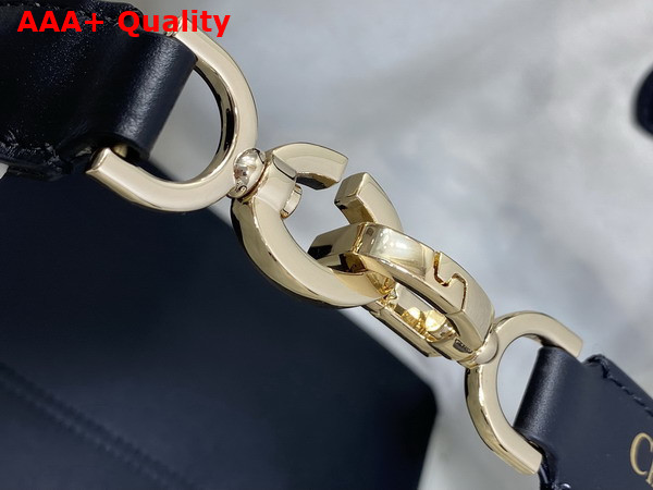 Dior Medium Dior Toujours Bag in Beige and Black Macrocannage Calfskin Replica