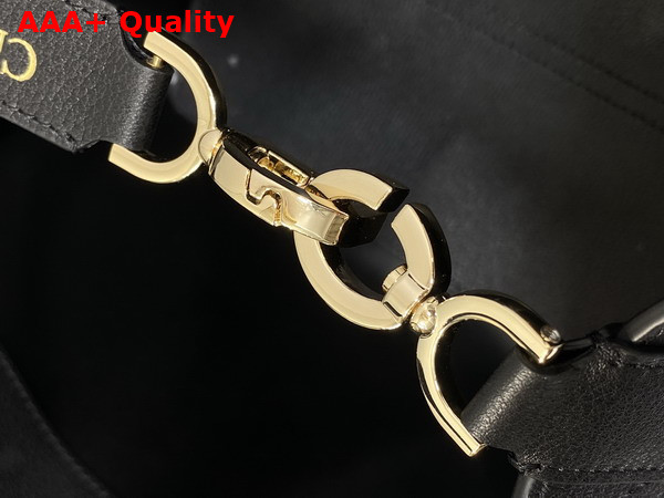 Dior Medium Dior Toujours Bag in Black Flat Macrocannage Calfskin Replica