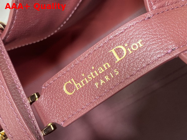 Dior Medium Dior Toujours Bag in Burgundy Flat Macrocannage Calfskin Replica