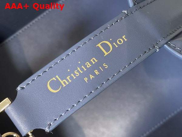 Dior Medium Dior Toujours Bag in Deep Ocean Blue Macrocannage Calfskin Replica