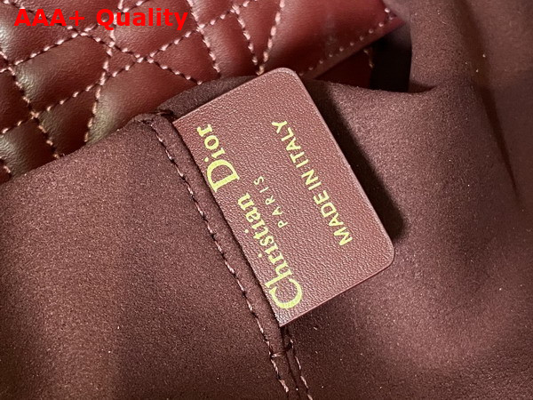 Dior Medium Dior Toujours Bag in Plum Macrocannage Calfskin Replica
