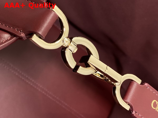 Dior Medium Dior Toujours Bag in Plum Macrocannage Calfskin Replica