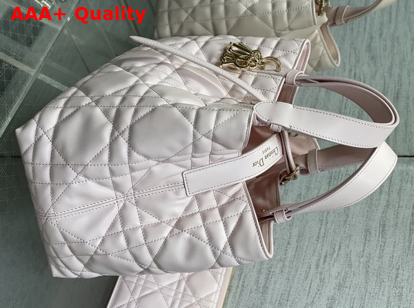 Dior Medium Dior Toujours Bag in Powder Pink Macrocannage Calfskin Replica