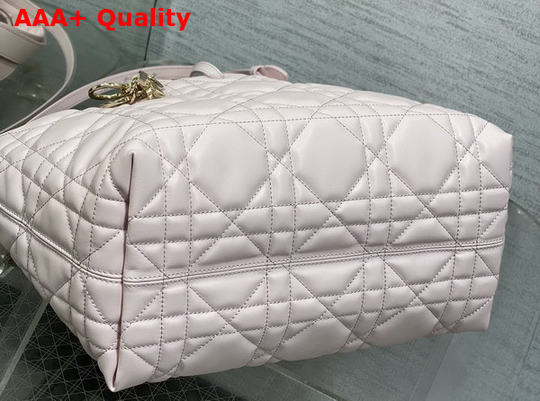 Dior Medium Dior Toujours Bag in Powder Pink Macrocannage Calfskin Replica