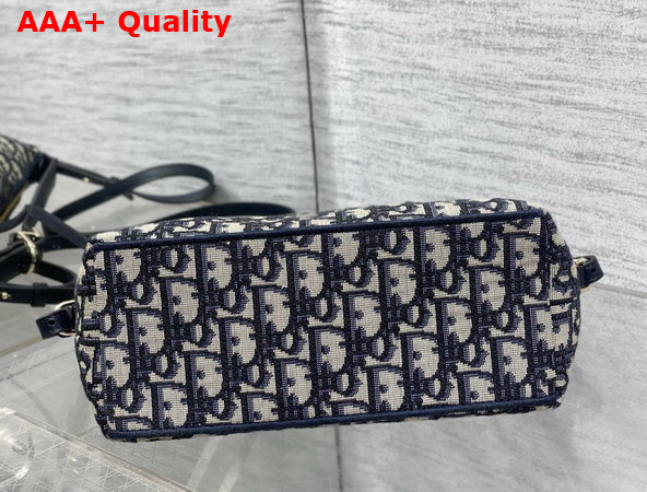 Dior Medium DiorTravel Nomad Pouch in Blue Dior Oblique Jacquard Replica