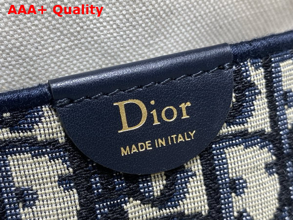 Dior Medium DiorTravel Nomad Pouch in Blue Dior Oblique Jacquard Replica